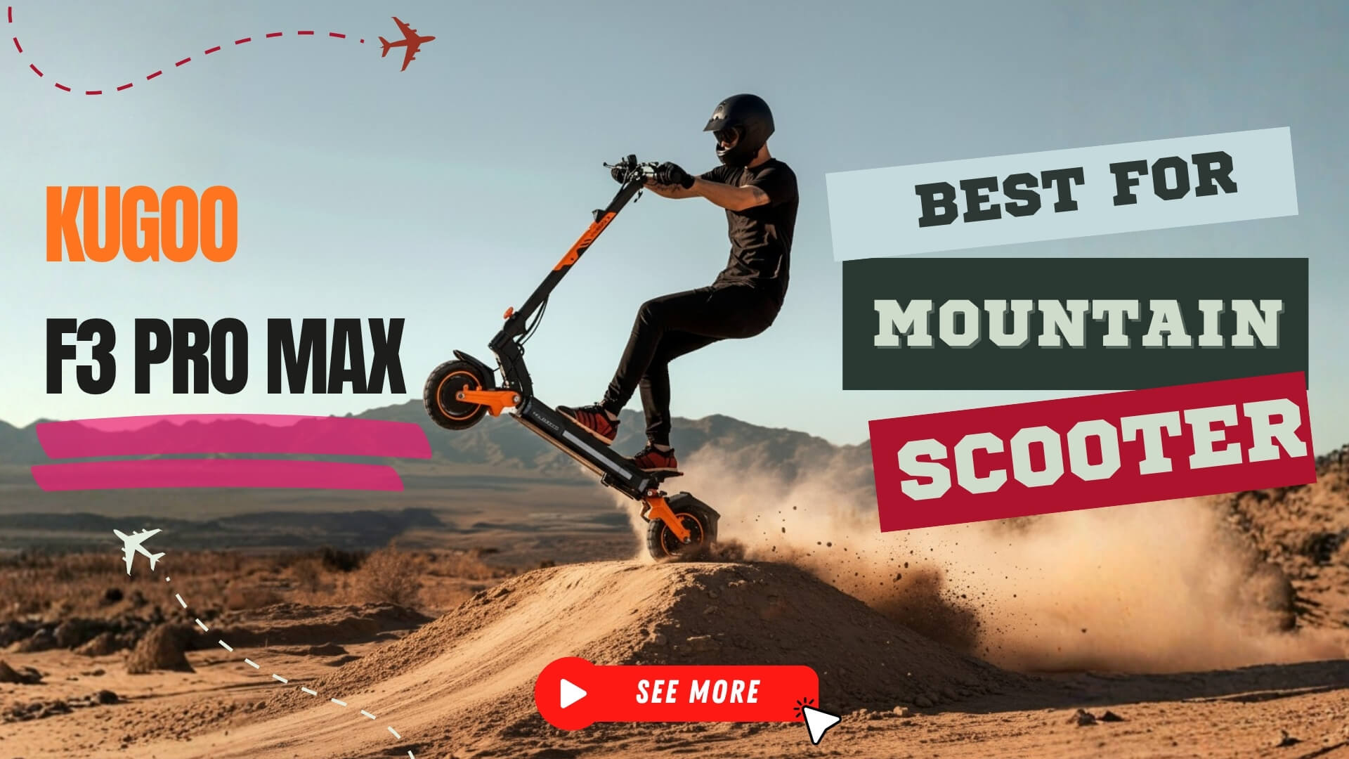 kugoo f3 pro max scooter banner